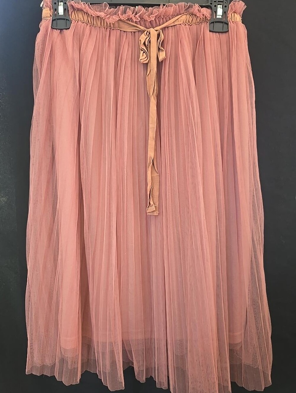 Freestyle Revolution Dusty Rose Tulle Midi Skirt Size M Romantic Balletcore